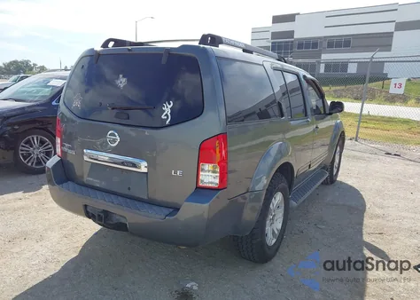 2007 Nissan Pathfinder Le из США, поврежденный, VIN 5N1AR18UX7C622780
